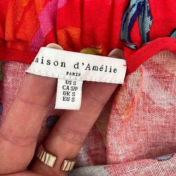 Maison d'Amelie PARIS Colorful
Cool Summer Maxi Skirt Size Small - Picture 5 of 9